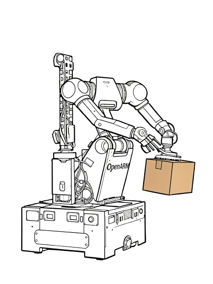OpenArm官方中文版轮式人形机械臂展示